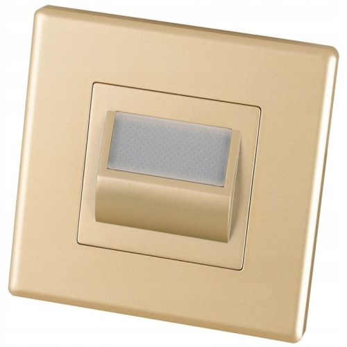 LED-Leuchte Boden Treppen Wand Gold Set Mit PVC-Rahmen