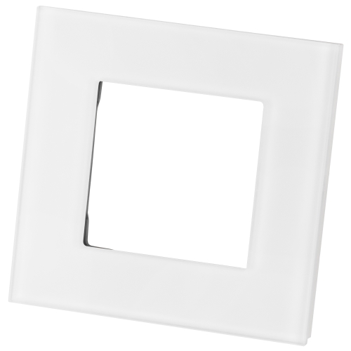Matter Glas-Einfachrahmen Weiß Vertikal Horizontal Für Module MIUUN