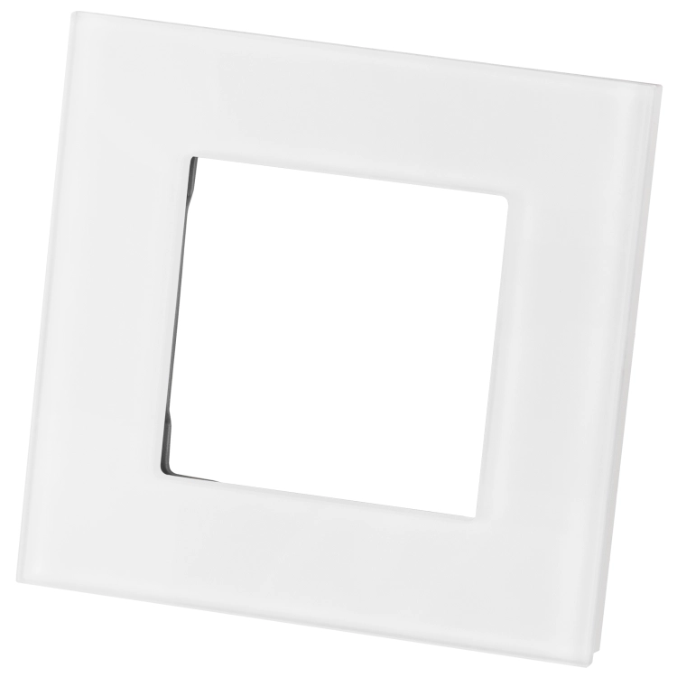 Matter Glas-Einfachrahmen Weiß Vertikal Horizontal Für Module MIUUN