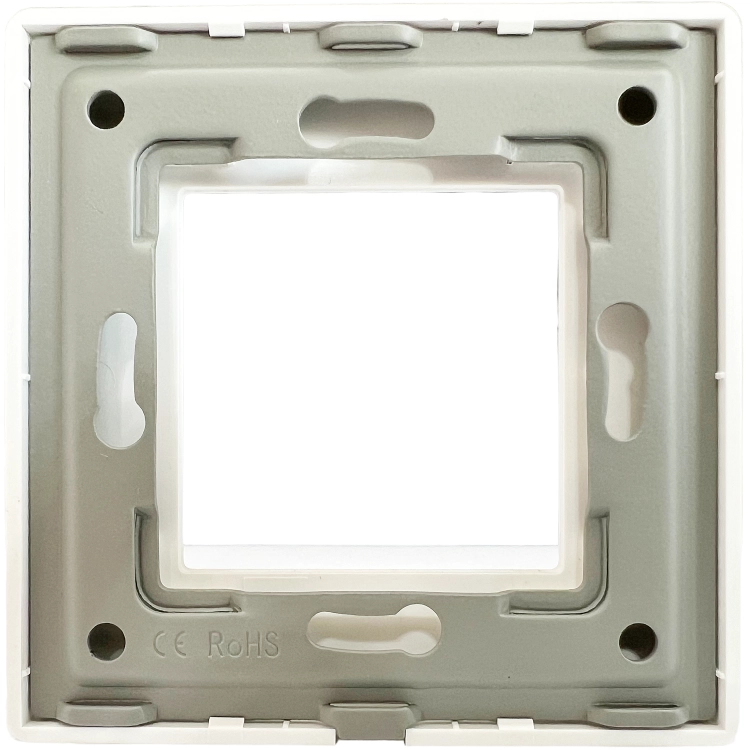Matter Glas-Einfachrahmen Weiß Vertikal Horizontal Für Module MIUUN