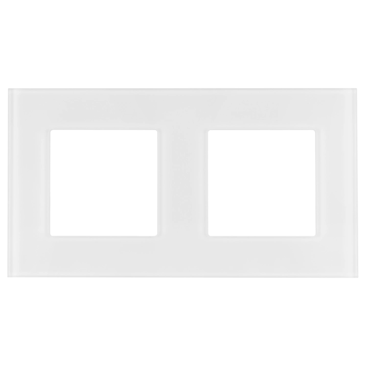 Matter Glas-Doppelrahmen Weiß Vertikal Horizontal Für Module MIUUN