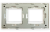 Matter Glas-Doppelrahmen Weiß Vertikal Horizontal Für Module MIUUN