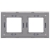 Matter Glas-Doppelrahmen Schwarz Vertikal Horizontal Für Module MIUUN