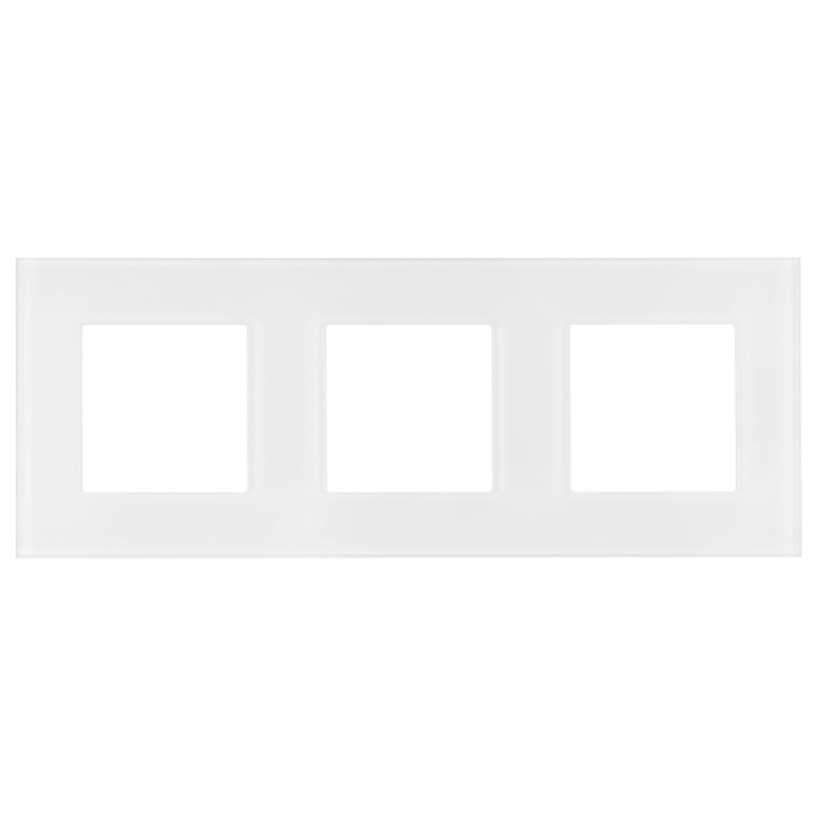 Matter Glas-Dreifachrahmen Weiß Vertikal Horizontal Für Module MIUUN