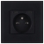 Steckdose Glas Matt + Doppelte USB-Ladesteckdose C+C 20W Schwarz MIUUN