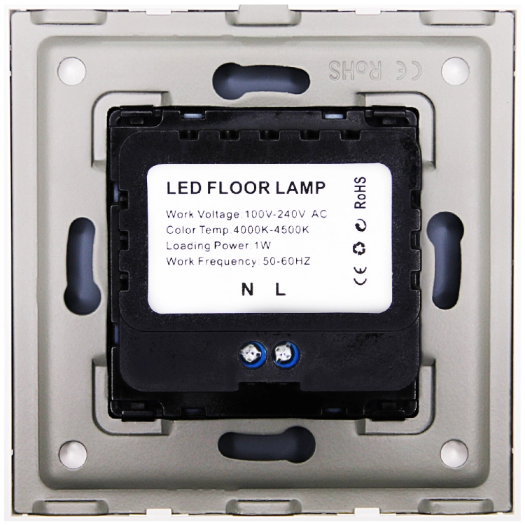 LED-Bodenleuchte Treppenleuchte Set Mit Glasrahmen Matt Weiß MIUUN