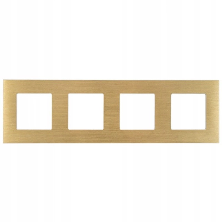 Aluminium-Vierfachrahmen Gold Für Module