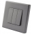 Dreifach-Wechselschalter Grau Set Mit PVC-Rahmen