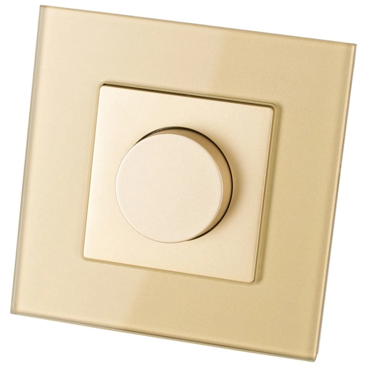 Drehdimmer Für Licht Glas Gold