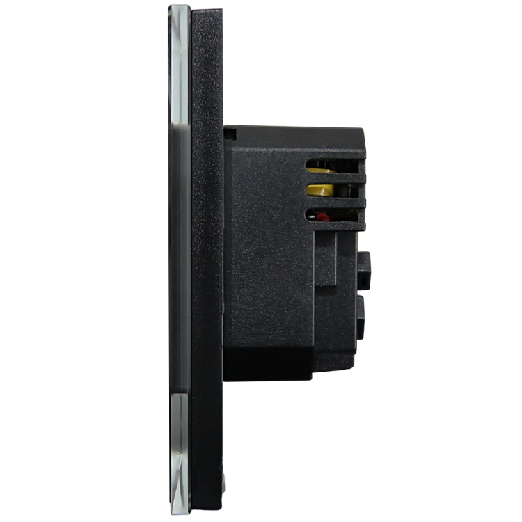 Steckdose Aus Glas Matt Mit Erdungsstift + Doppel-USB-Ladesteckdose USB A+C 20W MIUUN