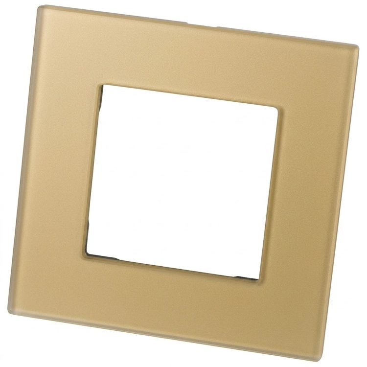 Glasrahmen Matt Einfach Gold Vertikal Horizontal Für Module MIUUN