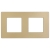Glasrahmen Matt Doppel Gold Vertikal Horizontal Für Module MIUUN