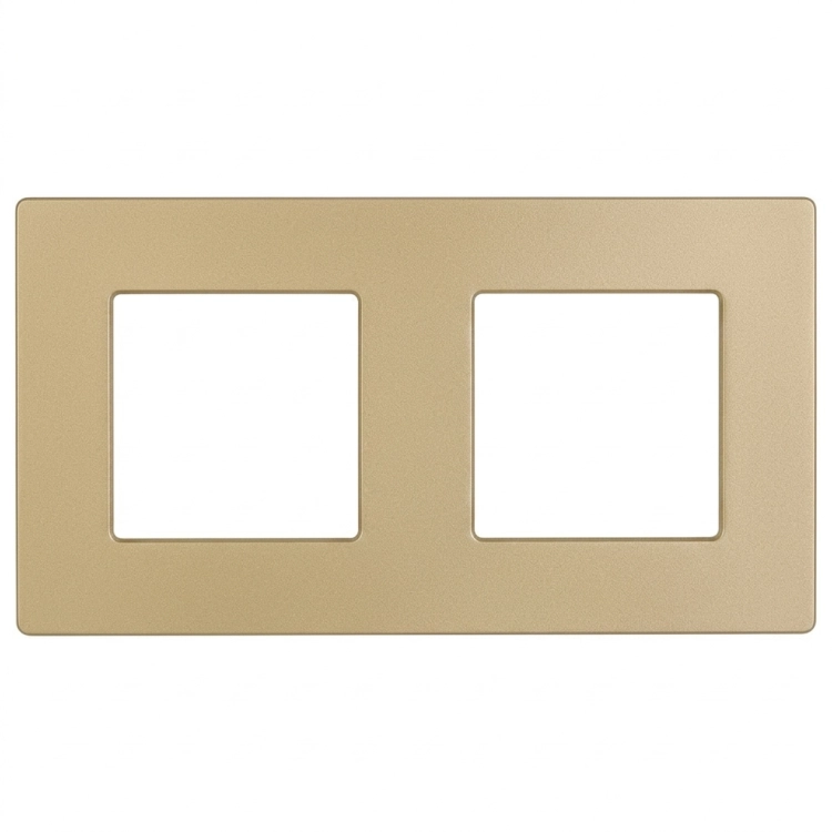 Glasrahmen Matt Doppel Gold Vertikal Horizontal Für Module MIUUN