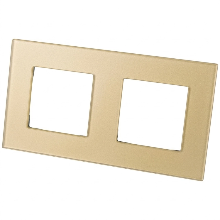 Glasrahmen Matt Doppel Gold Vertikal Horizontal Für Module MIUUN