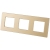 Glasrahmen Matt Dreifach Gold Vertikal Horizontal Für Module MIUUN