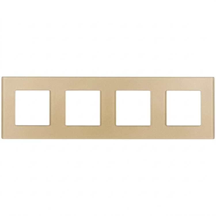 Glasrahmen Matt Vierfach Gold Vertikal Horizontal Für Module MIUUN
