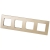 Glasrahmen Matt Vierfach Gold Vertikal Horizontal Für Module MIUUN