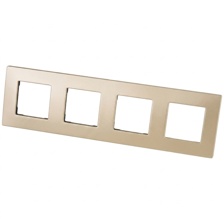Glasrahmen Matt Vierfach Gold Vertikal Horizontal Für Module MIUUN