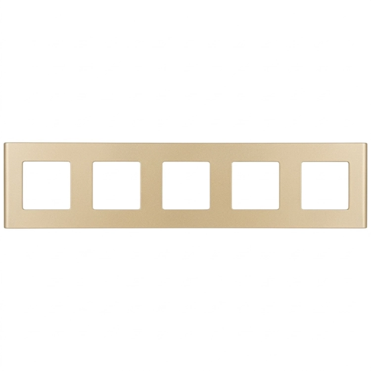 Glasrahmen Matt Fünffach Gold Vertikal Horizontal Für Module MIUUN