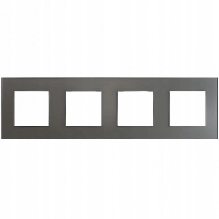 Glasrahmen Vierfach Grau Für Module MIUUN