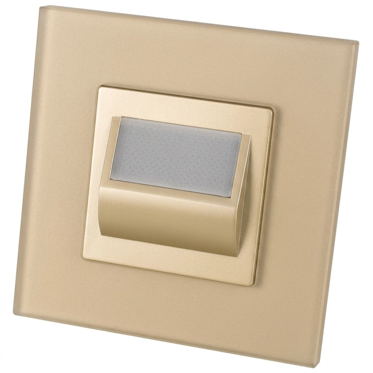LED-Bodenleuchte Treppenleuchte Set Mit Glasrahmen Matt Gold MIUUN
