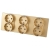 Dreifachsteckdose Aus Mattem Glas Gold Schuko Dreifachrahmen Und 3 X Steckdose