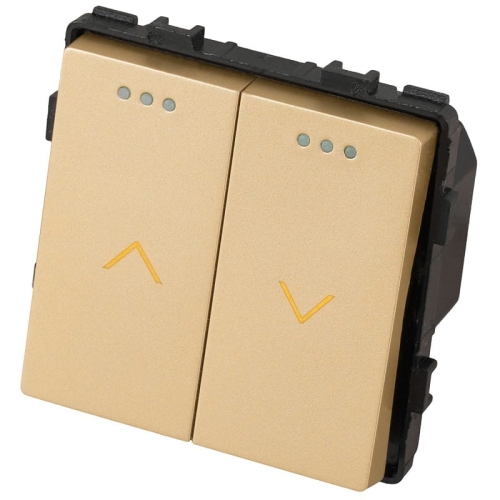 Modul Rollladenschalter Für Rollläden Jalousien Vorhänge Gold Für Rahmen