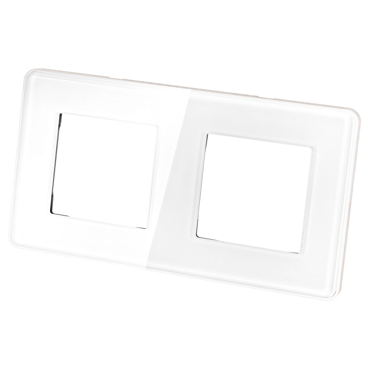 Glasrahmen Glänzend Doppel Weiß Vertikal Horizontal Für Module MIUUN
