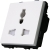 Modul Universal-Steckdose PL UK EU US Weiß