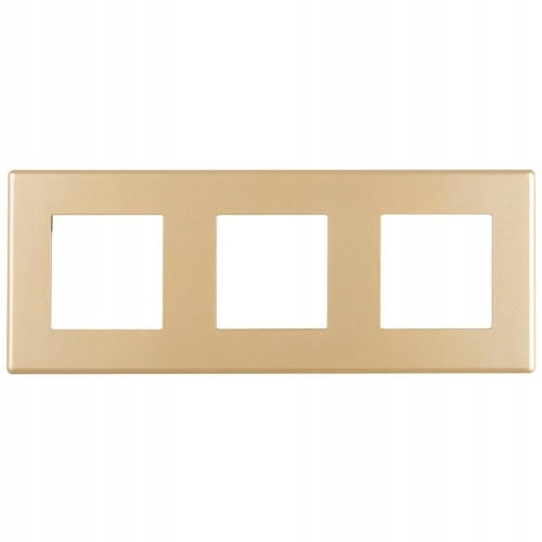 Dreifachrahmen Kunststoff Gold Für Module