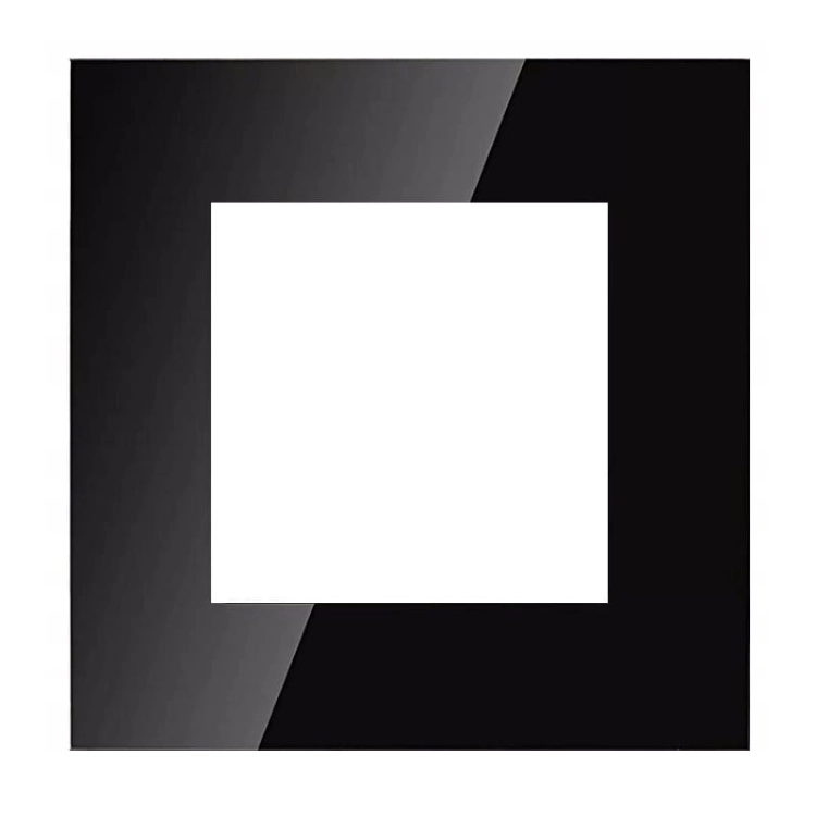 Einfachrahmen Glas Schwarz Für Module MIUUN