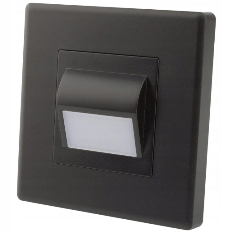LED-Leuchte Boden Treppe Wand Schwarz Set Mit PVC-Rahmen MIUUN