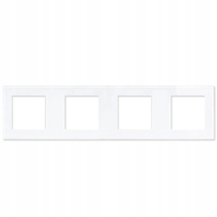 Glasrahmen Vierfach Weiß Für Module MIUUN