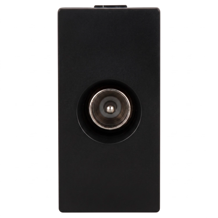 Modul TV-Antennendose Männlich Schwarz Für Rahmen MIUUN