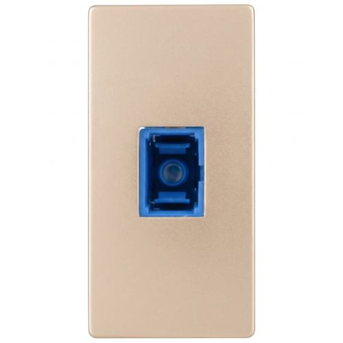 Modul Glasfaser-Optikdose Gold Für Rahmen MIUUN