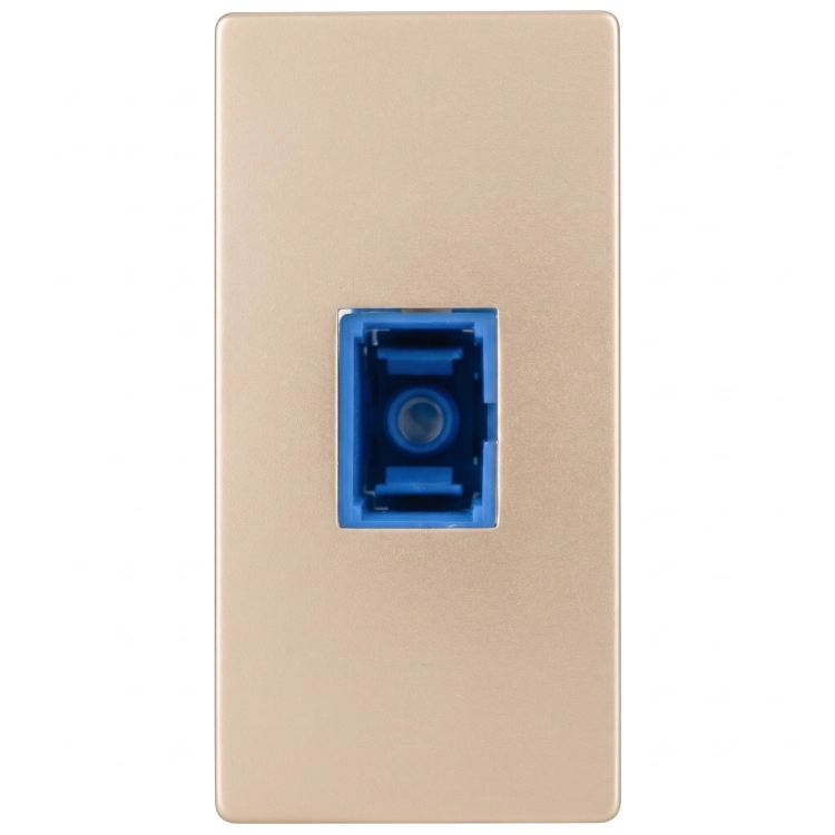 Modul Glasfaser-Optikdose Gold Für Rahmen MIUUN