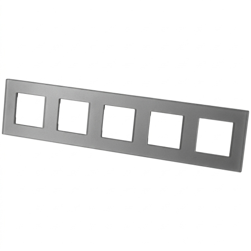 Matter Glasrahmen Fünffach Grau Vertikal Horizontal für MIUUN Module