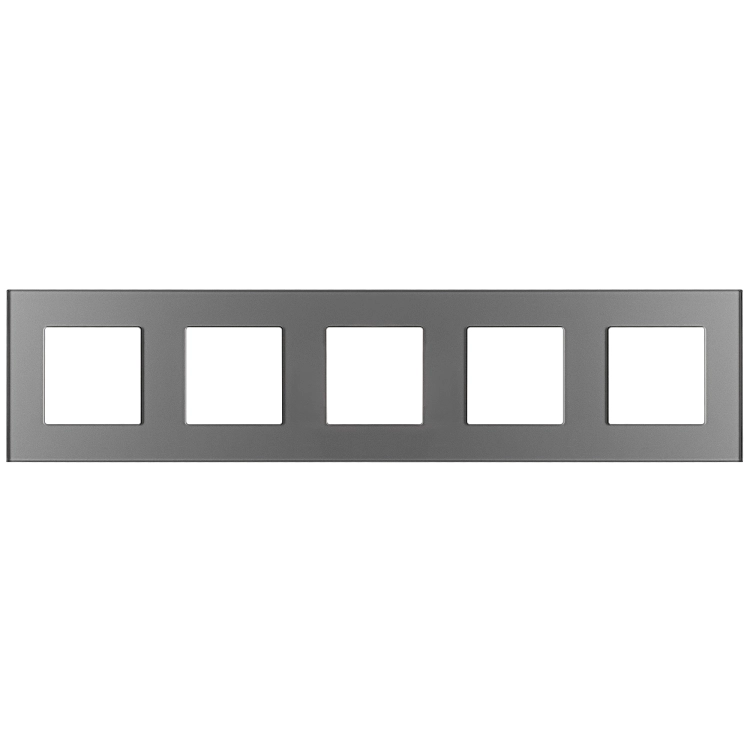 Matter Glasrahmen Fünffach Grau Vertikal Horizontal für MIUUN Module