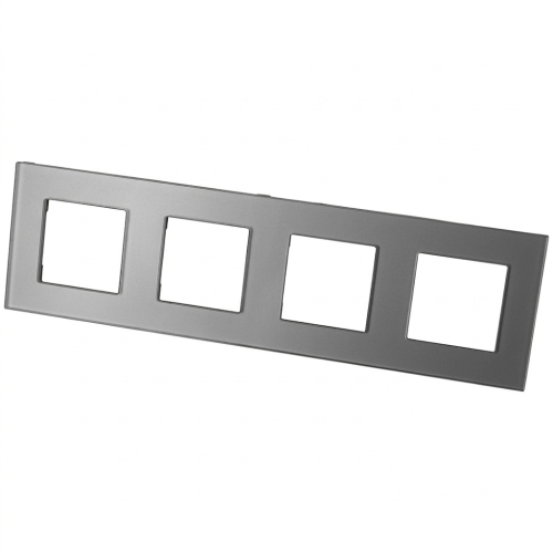 Matter Glasrahmen Vierfach Grau Vertikal Horizontal für MIUUN Module