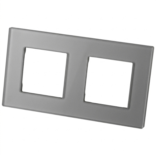 Matter Glasrahmen Doppelt Grau Vertikal Horizontal für MIUUN Module