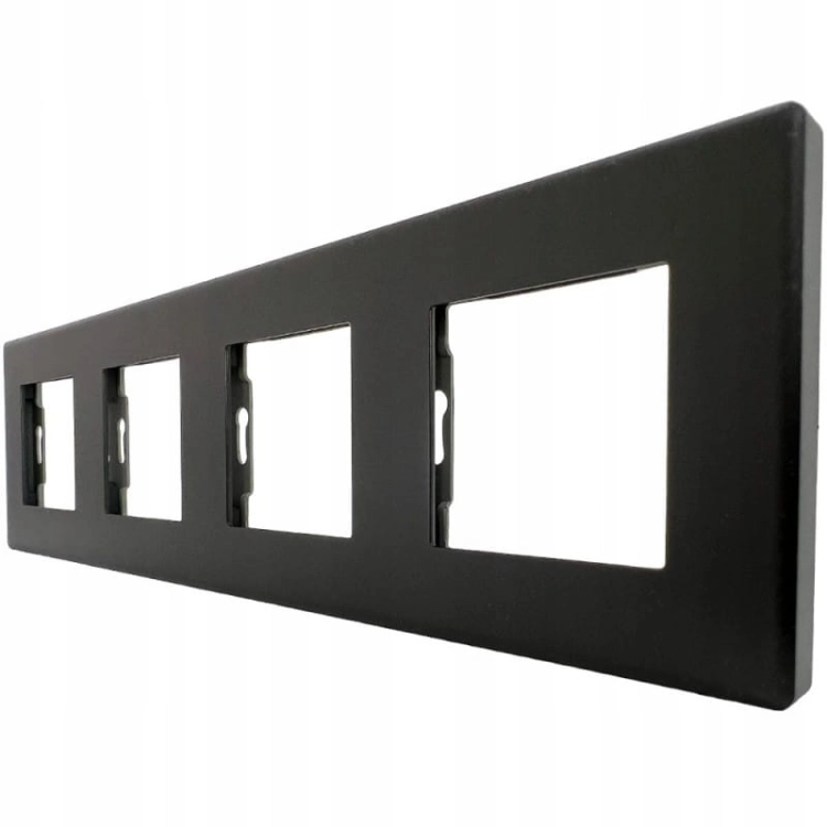 Vierfachrahmen Kunststoff Schwarz Für Module MIUUN