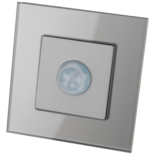 PIR-Bewegungsmelder Glas Grau
