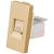 Modul Netzwerkdose Anschluss RJ 45 Kat 5E Gold Für Rahmen