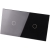 Rahmen Touch-Panel Doppelt 1+1 Glas Schwarz