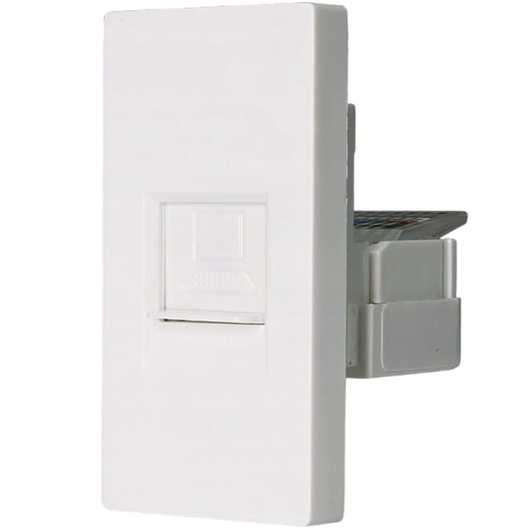 Modul Netzwerkdose RJ45 Kat 5E Weiß MIUUN
