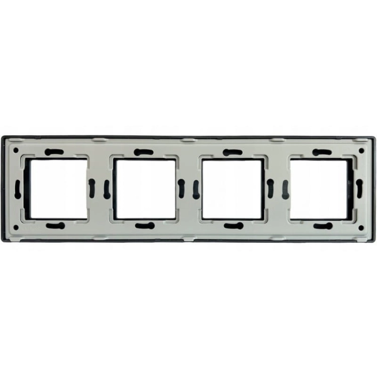 Vierfachrahmen Kunststoff Schwarz Für Module MIUUN