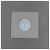 PIR-Bewegungsmelder Glas Grau