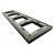 Aluminiumrahmen Vierfach Schwarz Für Module MIUUN