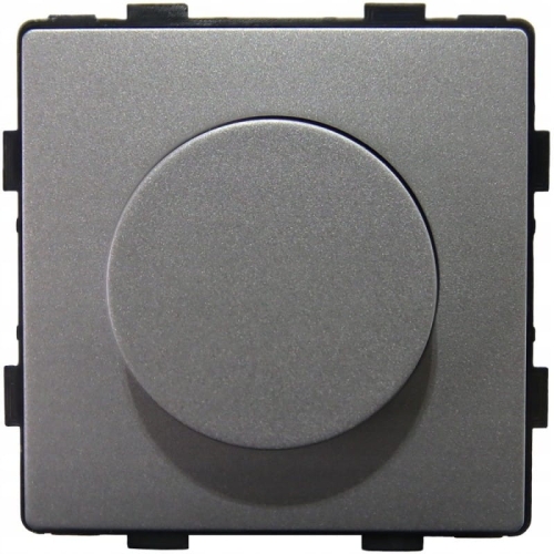 Modul Lichtdimmer Drehdimmer Grau Für Rahmen