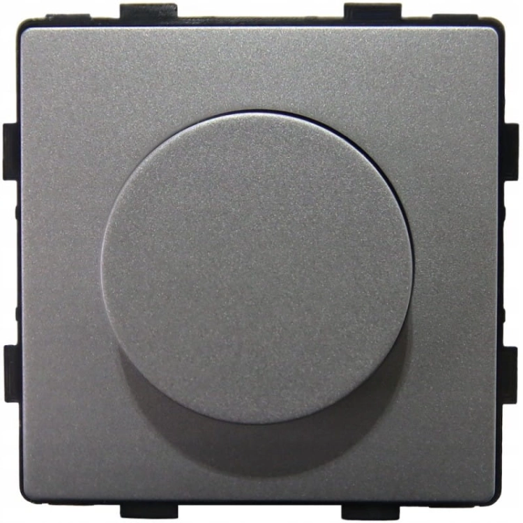 Modul Lichtdimmer Drehdimmer Grau Für Rahmen